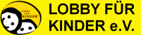 Logo der Lobby für Kinder als Button für den Link